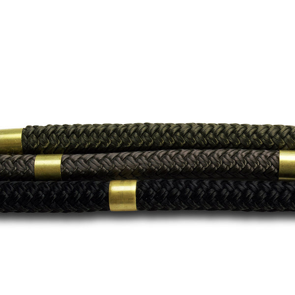rope & brass modern dog leash detail | Sweet Beest